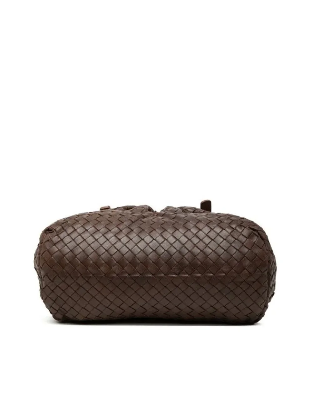 Bottega Veneta Intrecciato Marchese Tote Shoulder Bag Brown Leather
